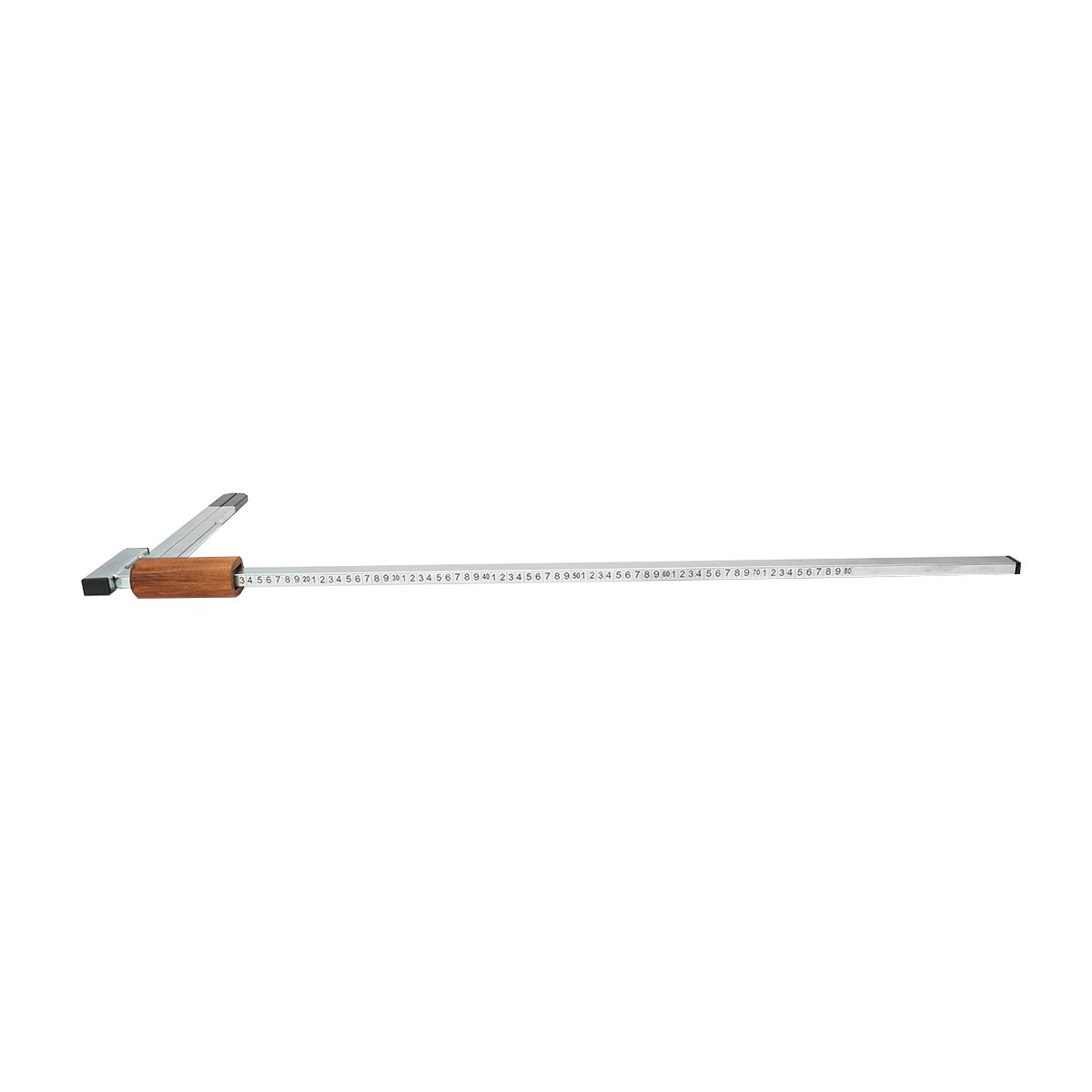 Clupa forestiera 800mm metalica cu maner de lemn